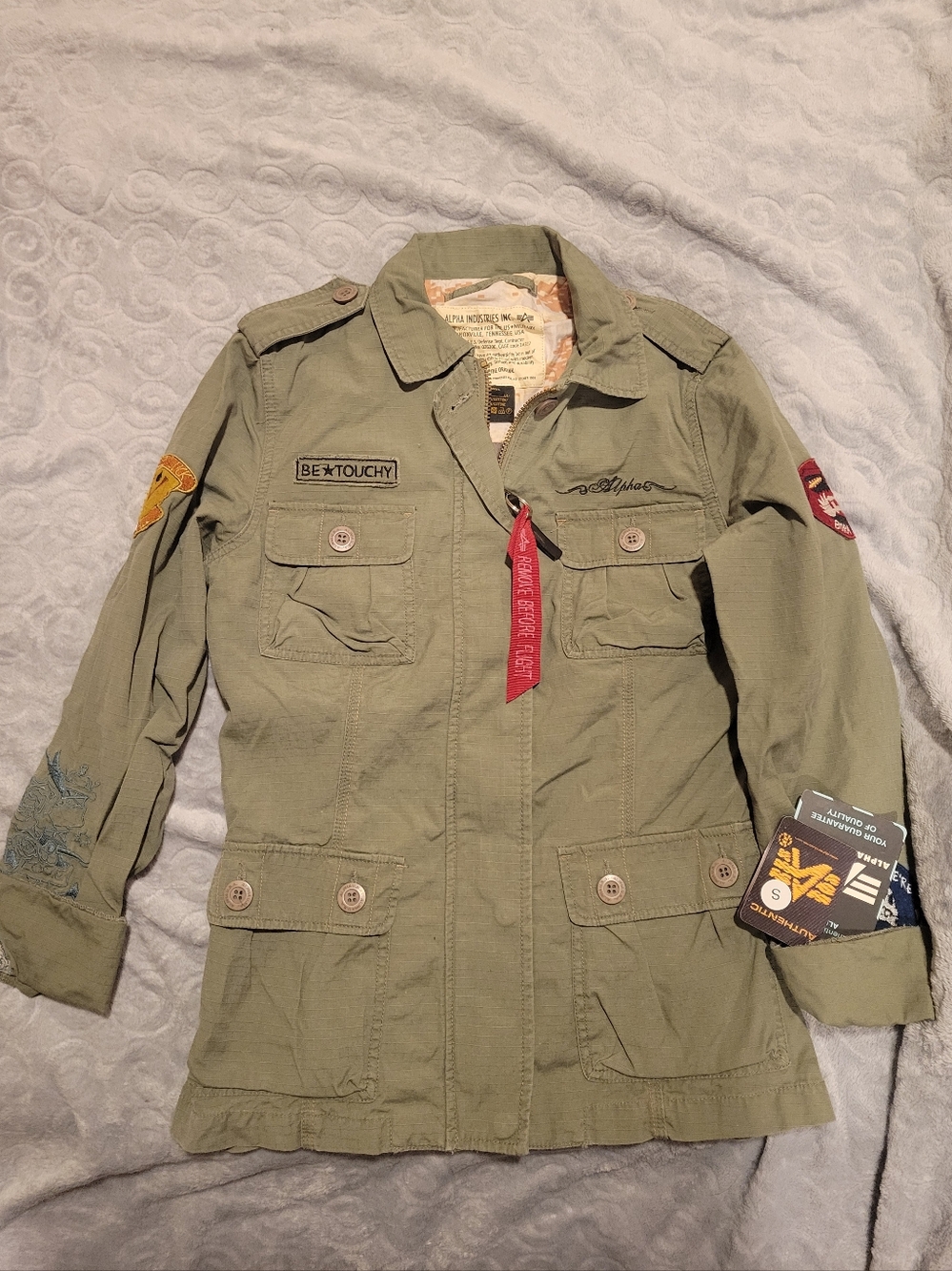 NWT Women's SMALL Alpha Industries Military Style Jacket